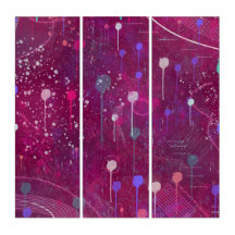 Cosmic Berry Picking: Abstract Art