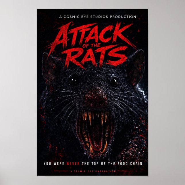 Cosmic Eye – Creature Close-Up Horror Poster (Frente)