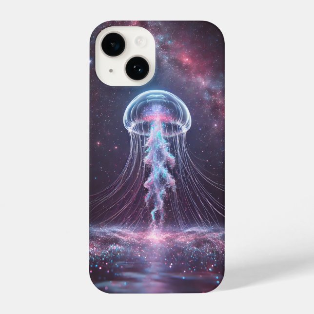Cosmic Jellyfish iphone 14 case (Verso)