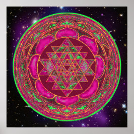 Cósmico Lakshmi Mandala Poster