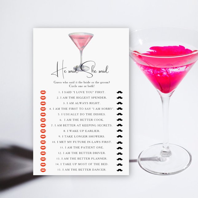 Cosmopolitan Bridal shower He said she said (Criador carregado)