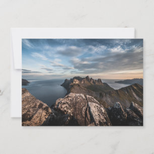 Costa da Noruega Cartão com fotos paisagístico