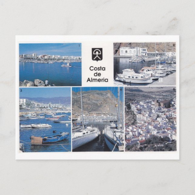 Costa de Almeria - Cartão postal (Frente)