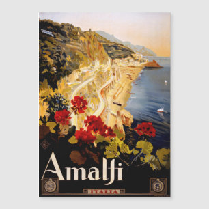 Costa do Amalfi - Itália Poster de viagens Art Gr