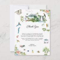 Costa Rica | Agradecimento de Casamento Ilustrado
