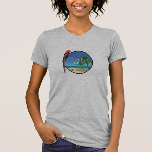 Costa Rica - as mulheres multam o t-shirt do