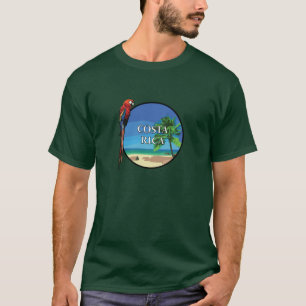 Costa Rica - o t-shirt escuro básico dos homens
