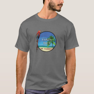 Costa Rica - o t-shirt escuro básico dos homens