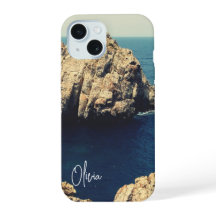 costa rochosa personalizada à beira da praia - err