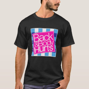 Costas e Corpos Machucam Camisa Engraçada Cota Yog