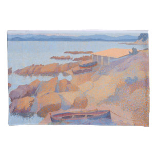 Costeira perto de Antibes" arte Henri E. Cross Poi