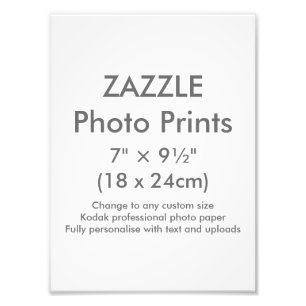 Costume 7" de Zazzle modelo do impressão da foto