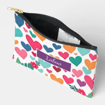 Costume de corações coloridos