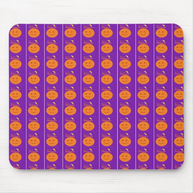 Costume Design Pumpkin Roxo Mousepad (Frente)