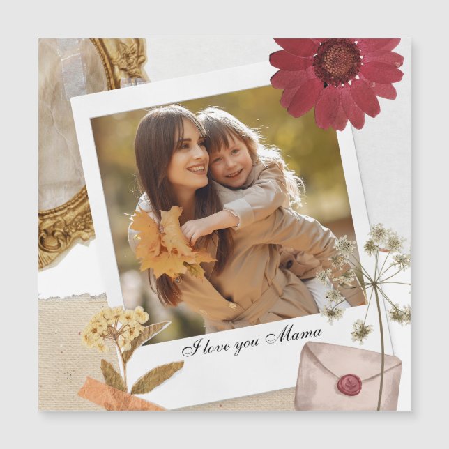 Costume Moderno Eu Te Amo Foto Da Mãe (Frente)