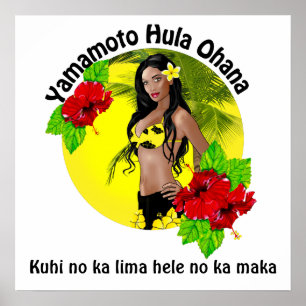 Costume para o poster 2 de Yamamoto Hula Ohana