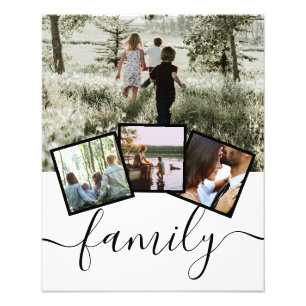 Costume personalizado da colagem da foto família