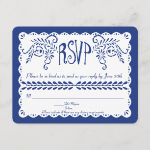 Costume RSVP para o azul de Kati ambos os lados