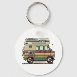 Costume Van Campista RV Chaveiro