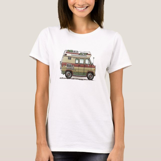 Costume Van Campista RV T-shirt (Frente)