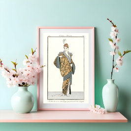 Costumes Parisiens - Vintage Fashion Poster