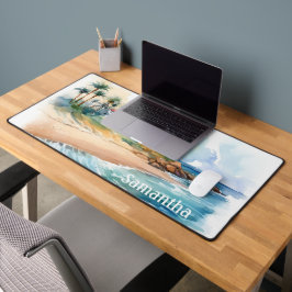 Costura de Nome Personalizado de Aquarela
