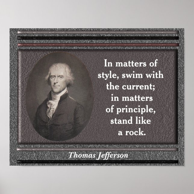 Cota de Thomas Jefferson - poster (Frente)