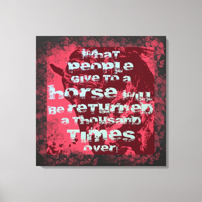 Cota dos Cavalos II - Canvas (Frente)