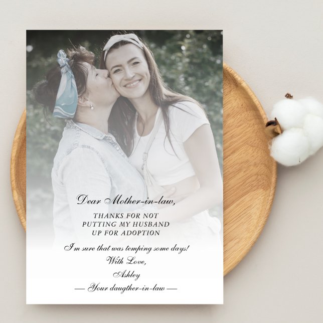 Cota Personalizada Engraçada de Foto da Mãe-de-Dir (Criador carregado)