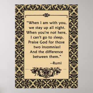 Cota RUMI LOVE em Poster ou Impressão