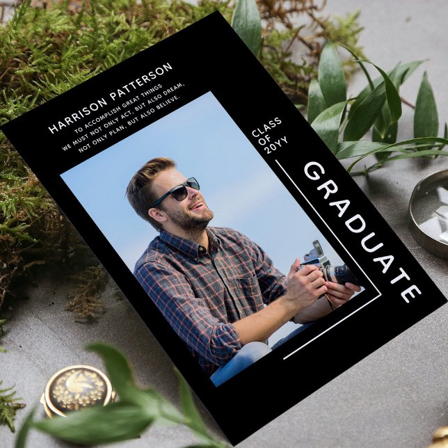 Cotação Inspiracional Moderna para Graduação de Fo (Criador carregado)