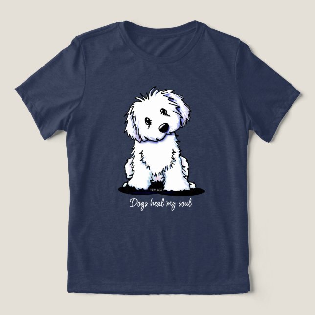 Coton de Tulear KiniArt T-Shirt (Design frontal)