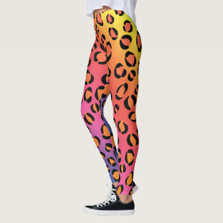 Cotovelo Leopard Leggings Animal Print Jaguar