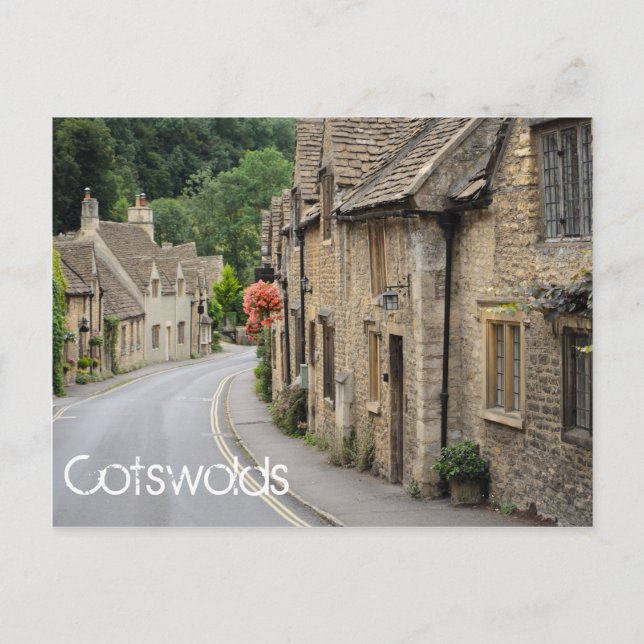 Cottages em Castle Combe — cartão postal (Frente)