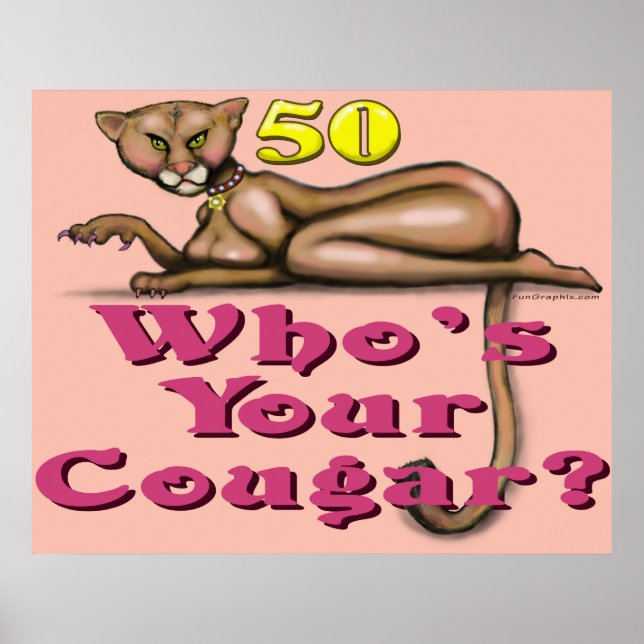 Cougar a 50 Poster (Frente)