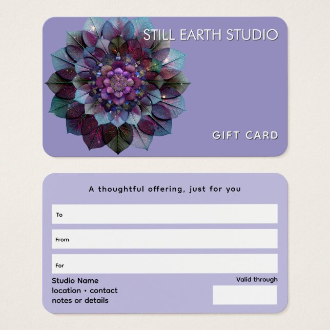 Council of Leaves | Mandala Art P&B (Frente & Verso)