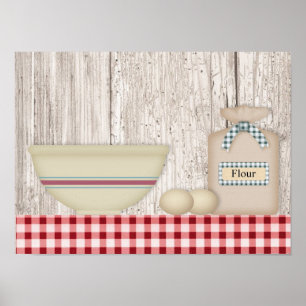 Country Baking Impressão