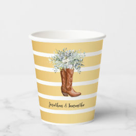 Country Boots Greenery Chá Western