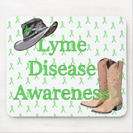 Country e Western Cowboy Chapéu Lyme Mouse pad