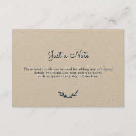 Country Gingham - Inserir Cartões