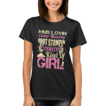 Country Girl cita o T-Shirt de Ladie