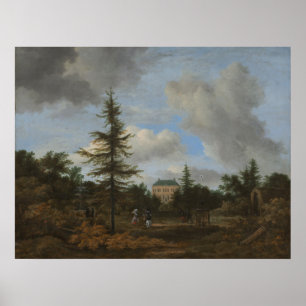 Country House - Jacob van Ruisdael Fine Art Poster