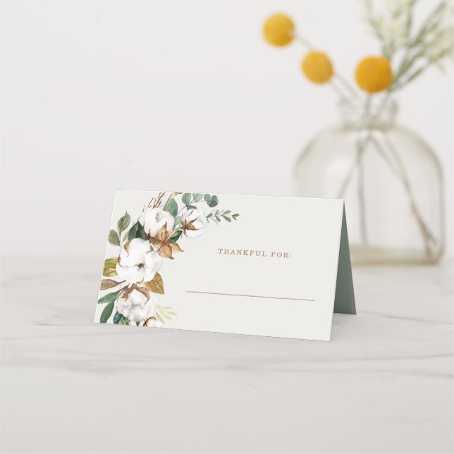 Country Pumpkin - Cartões de Lugar Jante para Ação (Frente)