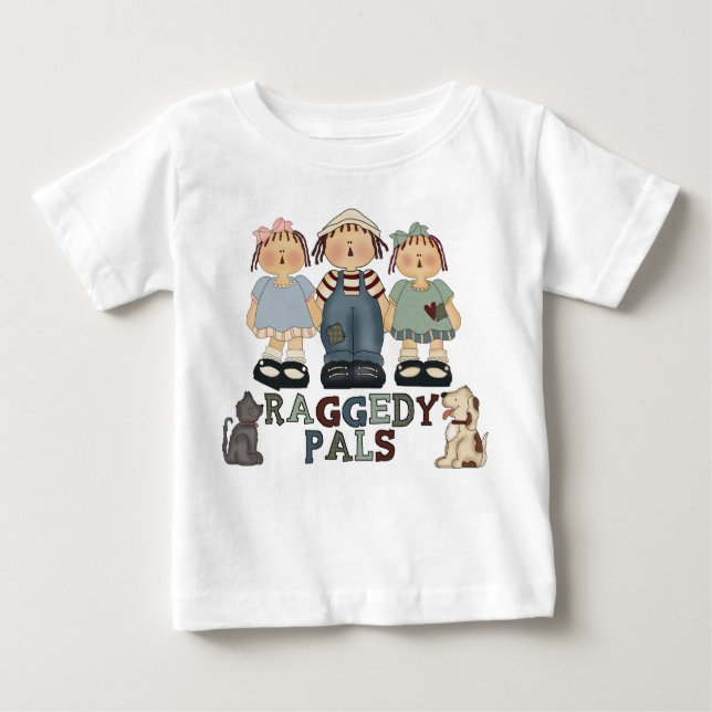 Country Raggedy Ann e a Camisa de Andy Pals Toddle (Frente)