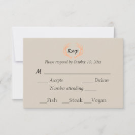 Country Rustic Antlers Camo RSVP