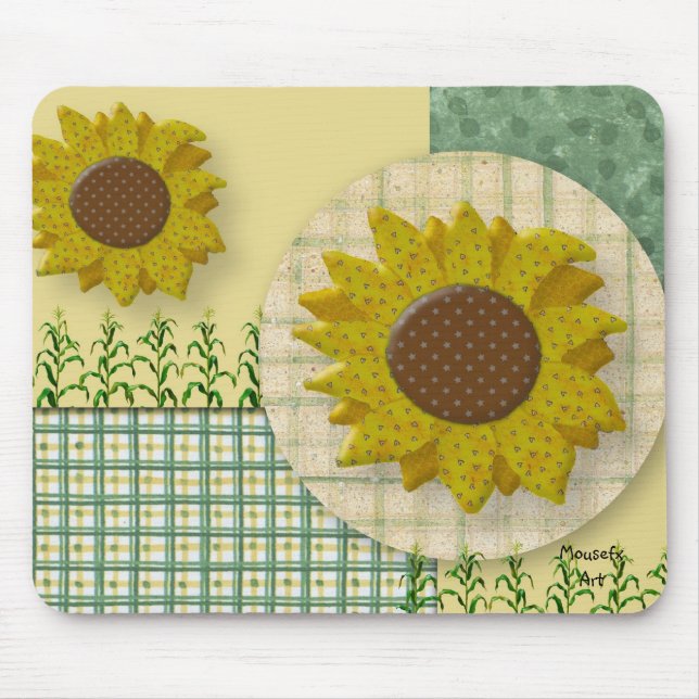 Country Sunflower Mousepad (Frente)