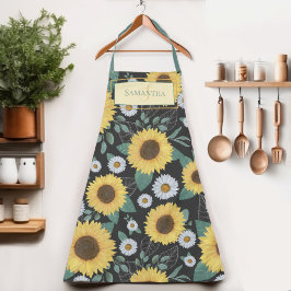 Country Yellow Sunflower Womens Name