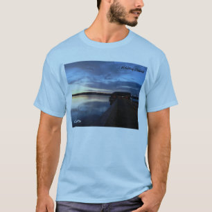 Coupeville no por do sol, t-shirt da ilha de
