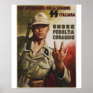 courage Propaganda Poster