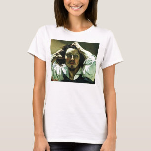 Courbet o t-shirt desesperado do homem